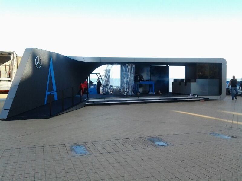 Road-show de Mercedes Benz
