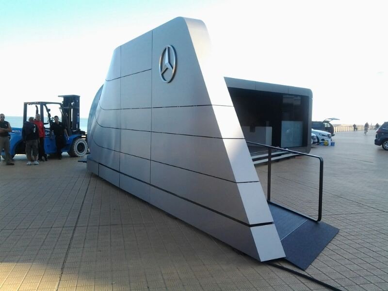 Road-show de Mercedes Benz