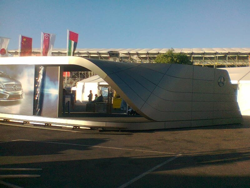 Road-show de Mercedes Benz